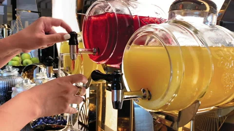 Pouring drink Stock Footage 199104705