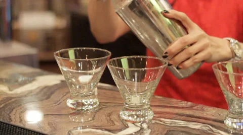 Pouring Drinks Stock-Footage 47752375