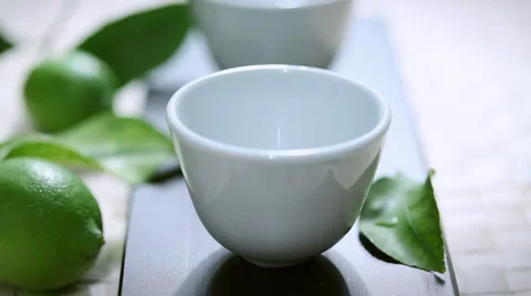 Pouring herbal tea Stock Footage 936871