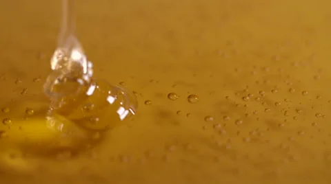 Pouring Honey Close-Up Stock Footage 53024343