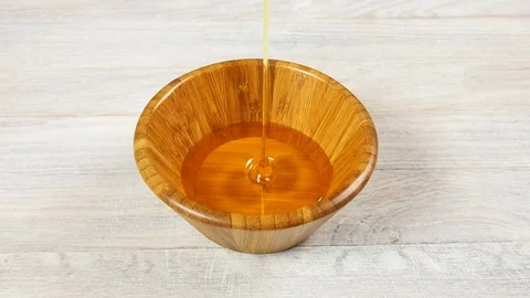 Pouring Honey Stock Footage 77224169