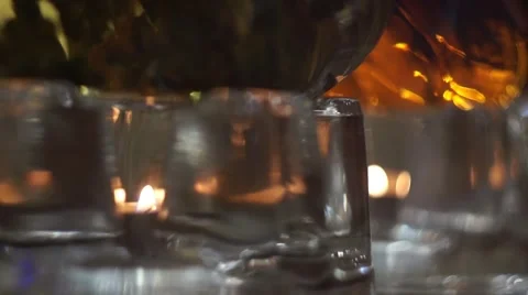 Pouring Hot Tea Into The Cup Stock Footage 52554299