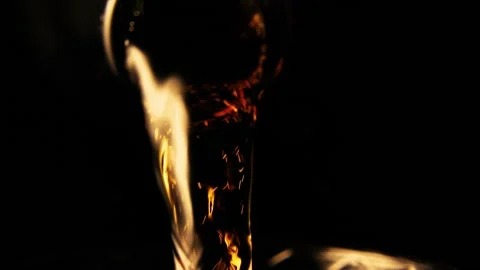 Pouring ice cold beer for a drink Video stock 138552674