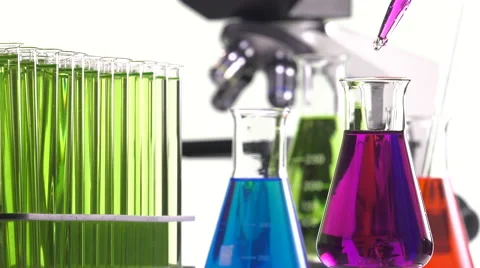 Pouring iquid by using a pipette Video stock 64287769