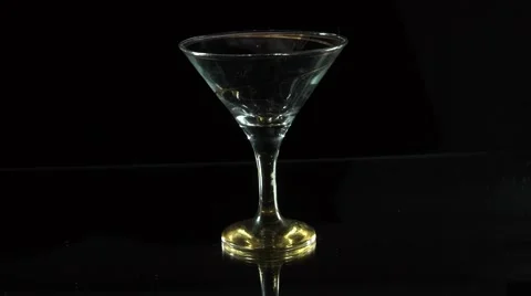 Pouring Martini in slow motion Stock Footage 55369567