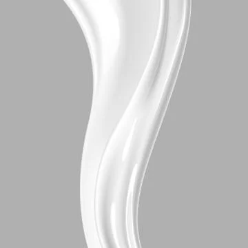 Pouring milk. Fluid flow, flow of cream, milk for your advertisements Stock Illustration