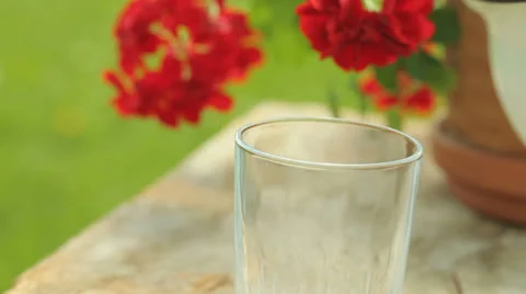 Pouring milk Stock Footage 24234892