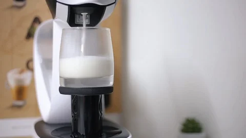 Pouring Milk From Machine Stock-Footage 101927989