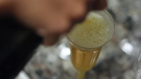 Pouring Mimosa Stock Footage 71492667