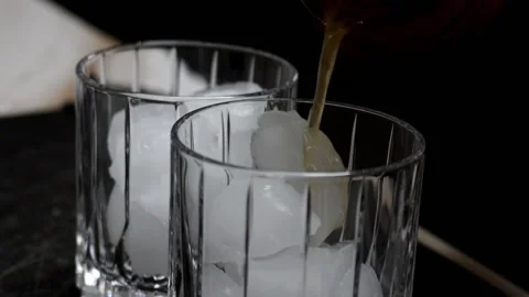 Pouring Mixed Drink Stock Footage 134822362
