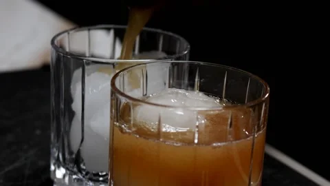 Pouring Mixed Drinks Stock Footage 134822360