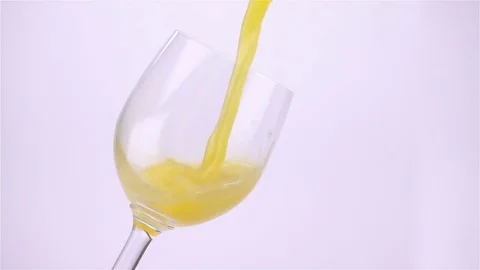 Pouring Orange Juice Into Glass. Stock Footage 80181053