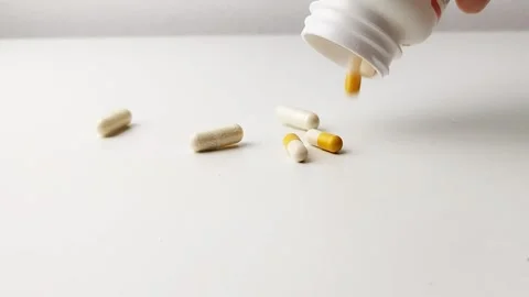 Pouring Out Pills Stock Footage 244796152