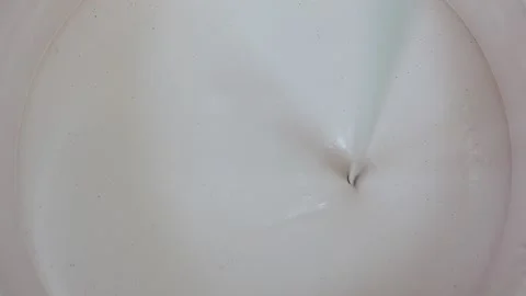 Pouring paint into a container Video stock 146490723