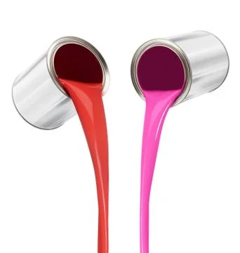 Pouring paint Stock Photos