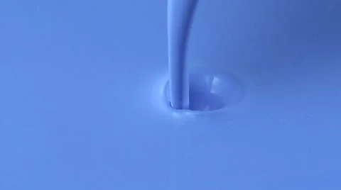 Pouring paint, Slow Motion Stock Footage