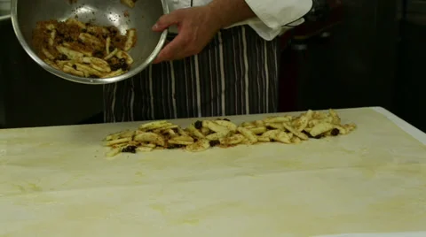 Pouring Pastry Mix Stock Footage 33220220