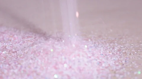 Pouring Pink Glitter Video stock 92816389