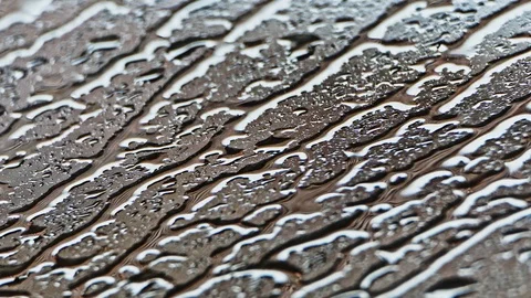 Pouring rain on glass window Vídeo Stock 123273141
