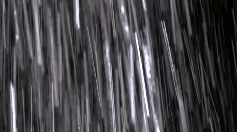 Pouring rain night normal speed Video stock 43245026