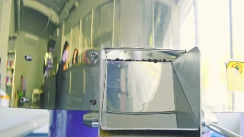 Pouring ready-made roasted coffee. Stock Footage 142256823