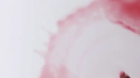 Pouring red liquid Stock Footage 8572287