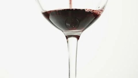 Pouring red wine Stock Footage 233352766