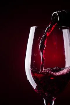 Pouring Red Wine Stock Photos