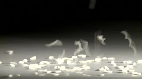 Pouring rice Stock Footage 2853991
