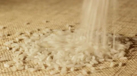 Pouring Rice Video stock 11077052