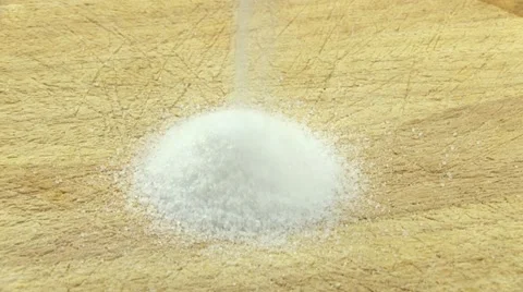 Pouring salt Stock Footage 18187652
