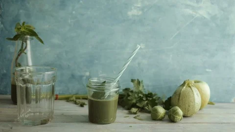 Pouring Smoothie 8 Stock Footage 89302925