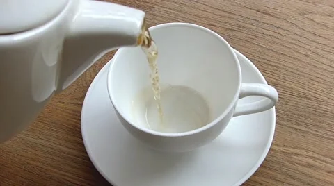 Pouring tea Stock Footage 52931723