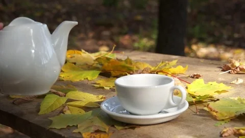 Pouring Tea Stock Footage 70793485