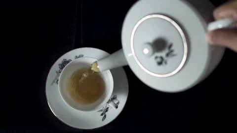 Pouring Tea, Tea Time Stock Footage 205425910
