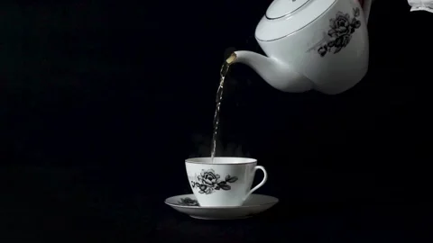 Pouring Tea, Tea Time Stock Footage 205425971