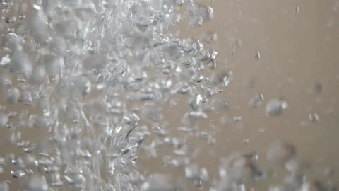Pouring water, bubbles Stock Footage 197017935
