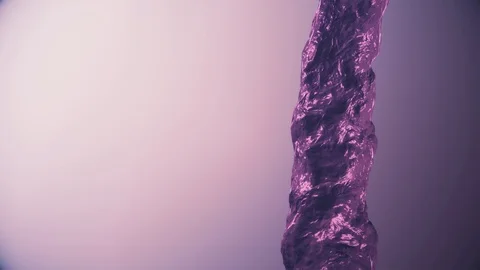 Pouring water column digital simulation seamless loop slow motion isolated Video stock 87166461