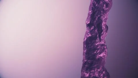 Pouring water column digital simulation illustration isolated gradient イラスト素材