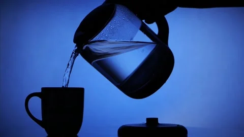 Pouring Water into a cup Stock Footage 157742606