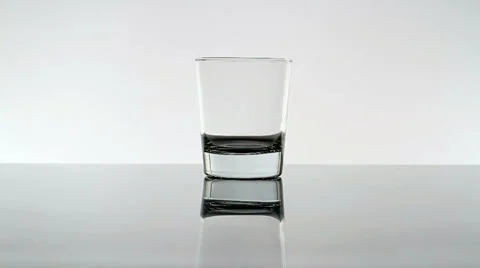 Pouring Water Into Glass Stock Footage 5227725