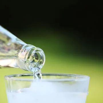 Pouring water Stock Photos