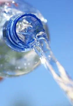 Pouring water Stock Photos
