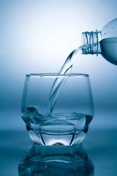 Pouring water Stock Photos