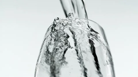 Pouring water, Slow Motion Stock Footage 11142931