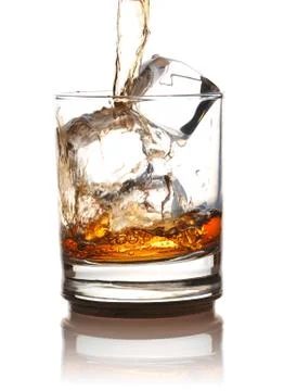 Pouring whiskey Stock Photos