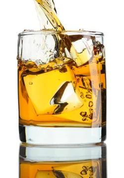 Pouring whiskey Stock Photos