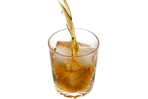 Pouring whiskey Stock Photos