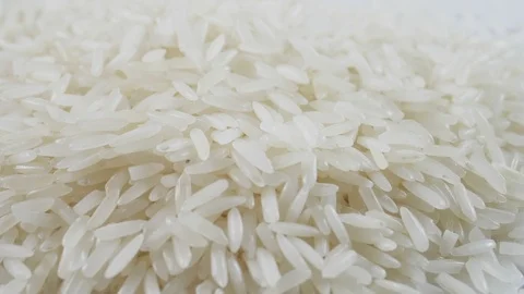 Pouring white rice Stock Footage 102215419