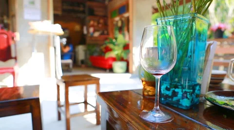 Pouring wine in glass Stock Footage 45647814